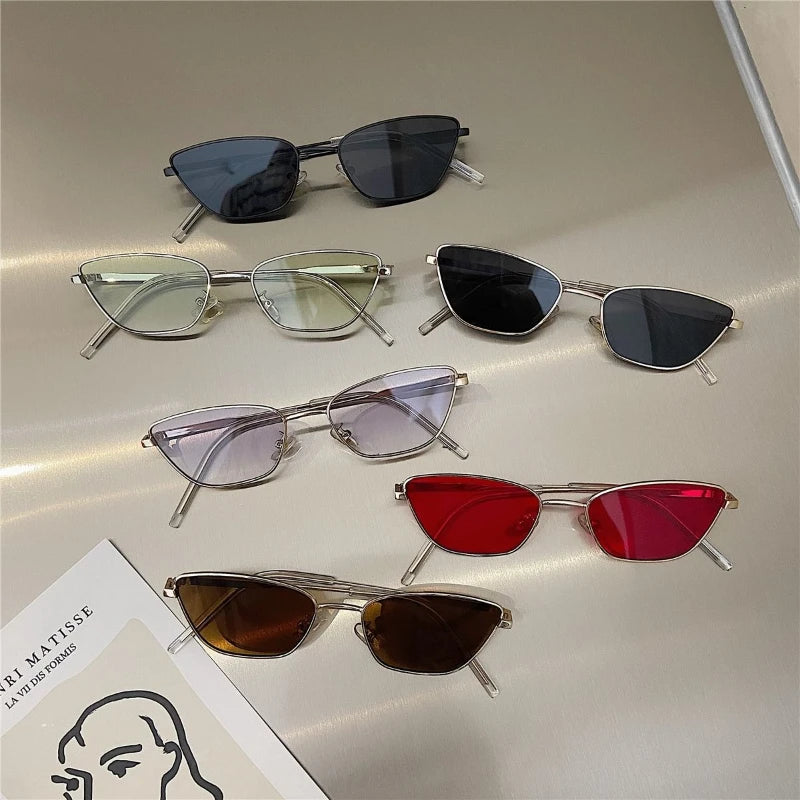 Sunglasses for Women Classic Fashion Oversized Anti-Reflective Vintage Square Metal Sun Glasses Driving Eyewear UV400 Очки