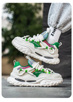 Men's Shoes 2025 Thick Sole Height Increasing New Breathable Trend Fashionable and Versatile Casual Sports Comfortable Trend