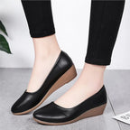 spring autumn Woman Flats High Quality Fashion Women Shoes Round Toe non Slip shoes Rubber Ballet Plus Size Cozy footwear ﻿