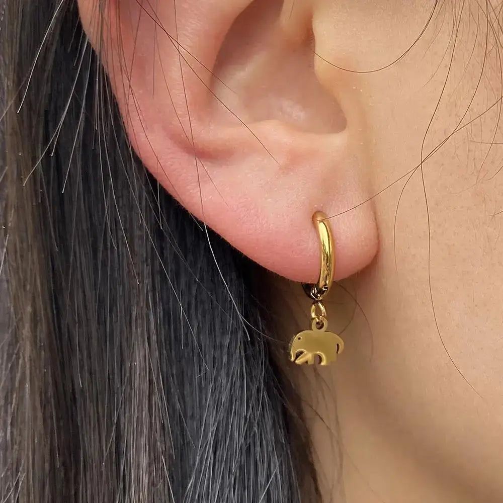 10Pairs/Lot Fashionable Women's Stainless Steel Earrings, Daily Jewelry Accessories Gifted To Friends, Randomly Shipped