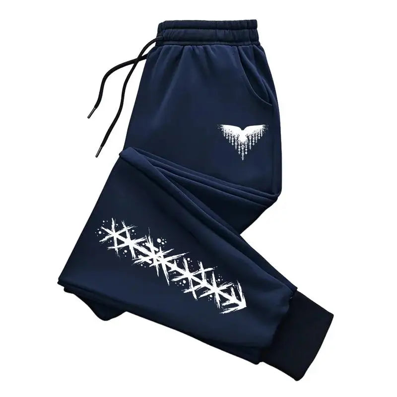 Jogging Sports Pants for Men Casual Versatile 2025 ancient RavenDaily Sweatpants Hot Sales  Print Fall Winter Men's Trousers