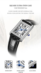 Couple's Watches for Men Women Fashion Casual Leather Simple Dial Waterproof Quartz Wristwatches Lovers Watch Gift Drop Shipping