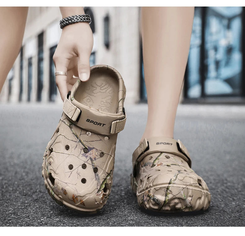 Men Slippers High Quality Classic Outdoor Anti-Slip Garden Shoes Lightweight Fashion Casual Sandals Sandals for Men Platform