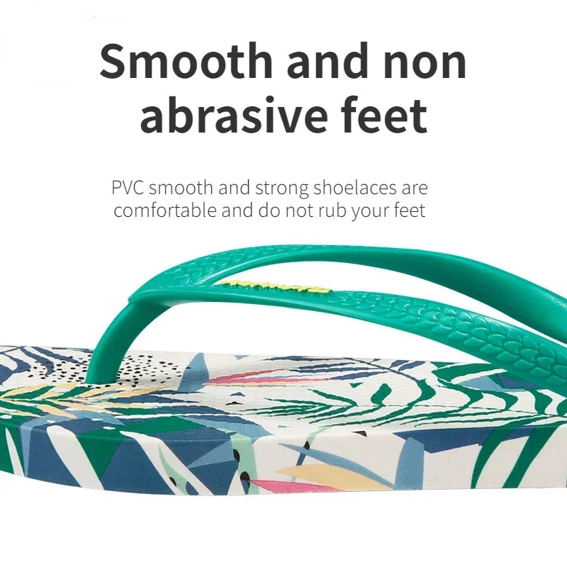 Women's Slippers, Beach Anti Slip Herringbone Slippers External Wearing Slippers Summer Clip Feet Fresh and Cool Slippers