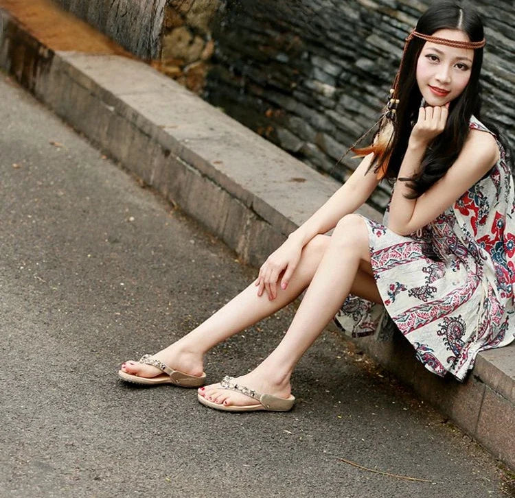 Woman Slippers On Beach Slides Casual Shoes For Women Clappers Fashion Novelties Low Price Sale New Style Cheap Offer Sandals