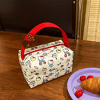 Hello Kitty Cosmetic Bag Large Capacity Travel Makeup Organizer Portable Toiletry Case Lipstick Storage Pouch Cute Cartoon Print