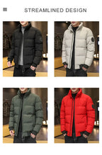 Winter Man Jackets Cotton-padded Parkas Puffer Jacket Men Warm Coats Thick Fashion Casual Outwear Streetwear Men's Clothing Top