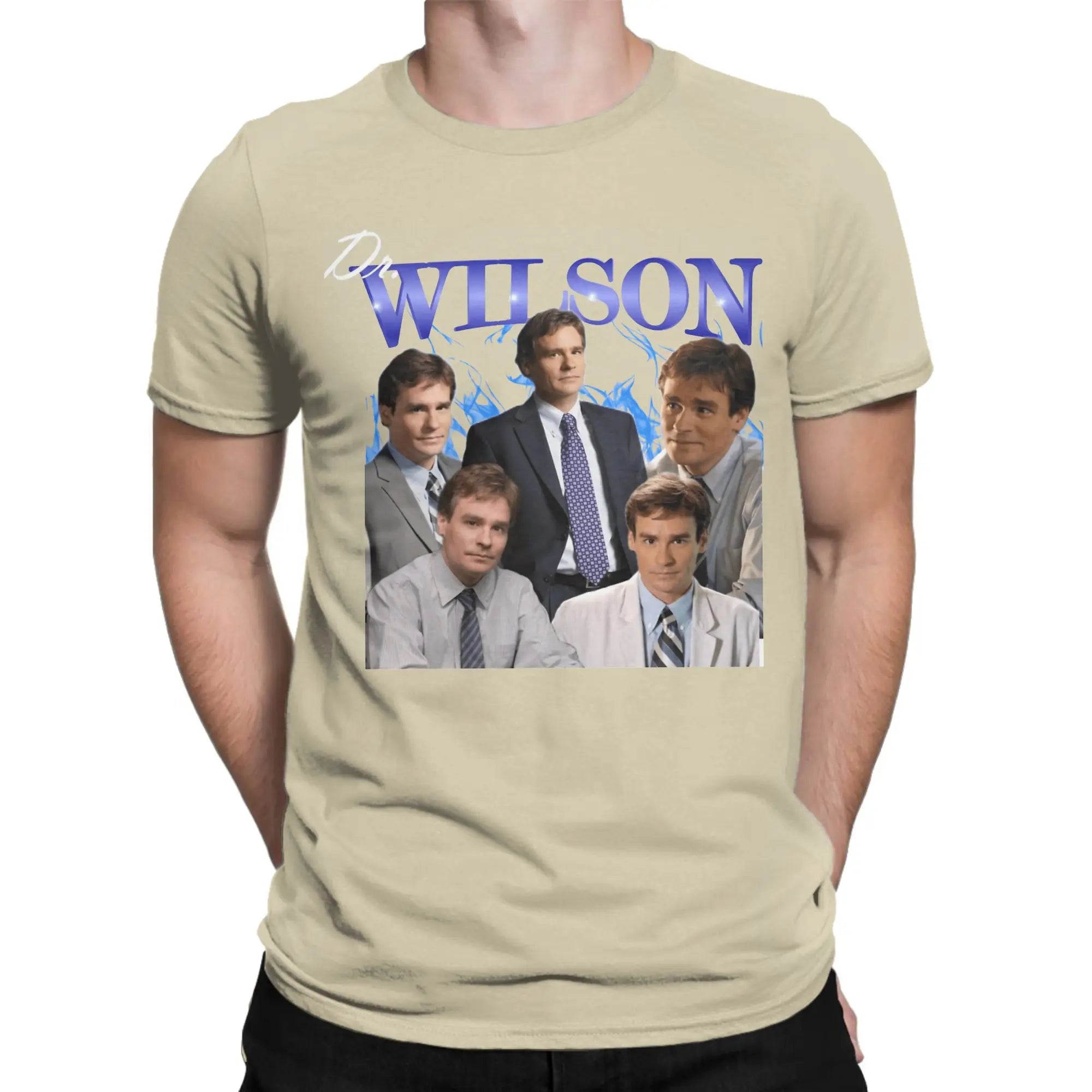 Men's House MD T Shirt Dr Wilson  100% Cotton Clothes Funny Short Sleeve Round Collar Tees New Arrival T-Shirt