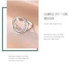 Unift Horseshoes Rings for Women Cowboy Cowgirl Stainless Steel Finger Ring Trendy Fashion Equestrian Horse Lover Jewelry Gift