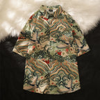 Short-sleeved Shirt Men's Top Handsome Design Niche