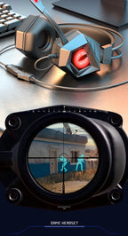 Headphones 3.5mm Wired Gaming Headset Earphones Music For PS4 Play Station 4 Game PC Chat computer With Microphone