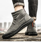 New Male Shoes Spring Autumn Men's Boots High Cut Footwear Quality Offers Cheap Original Deals Y2k Size 45 Designer Classic Sale