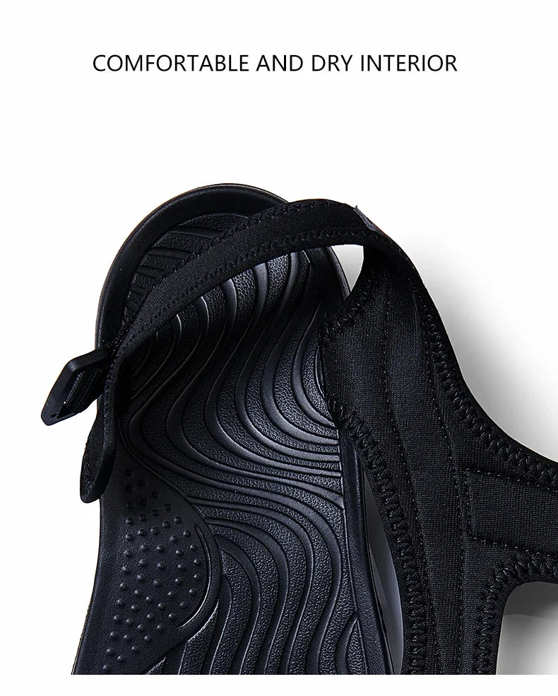 Classic summer sandals for men and women, lightweight and breathable, with Velcro trendy sandals, open-toe sandals