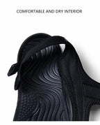 Classic summer sandals for men and women, lightweight and breathable, with Velcro trendy sandals, open-toe sandals