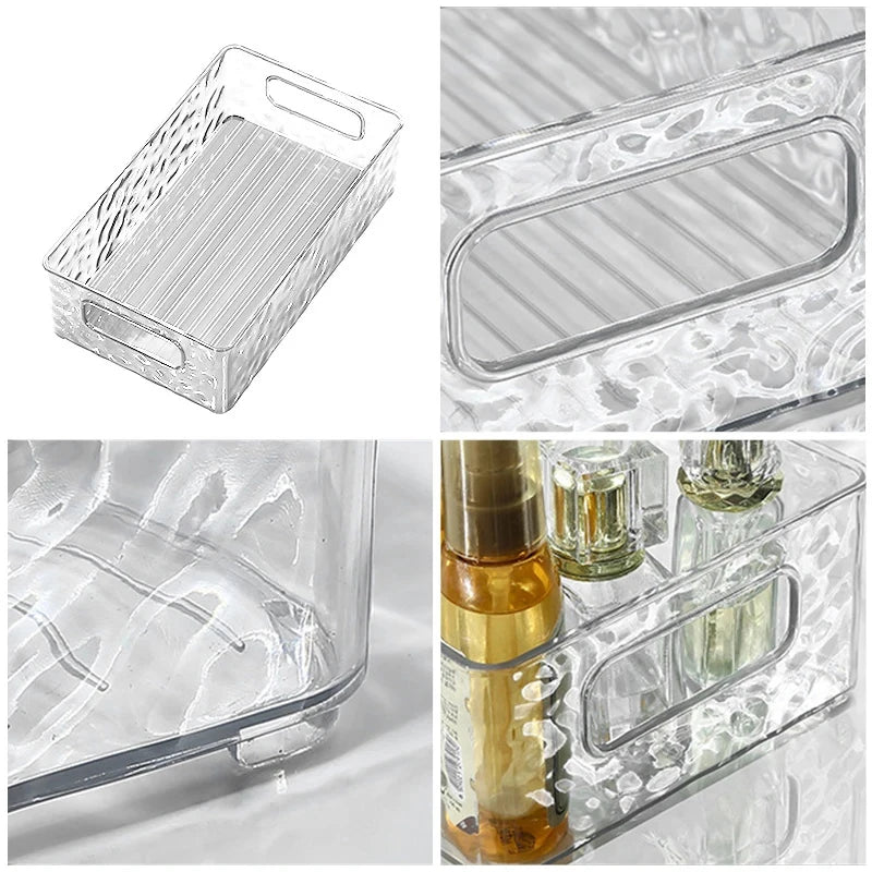 Clear Cosmetic Storage Box Bathroom Make Up Organizer Luxury Makeup Cosmet Box Beauty Storage Skincear Organizer