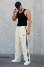 American Style Men's Sweatpants Fashion Brand Clothing Spring Autumn New Sports Casual Pants Gym Running Training Jogging Pants