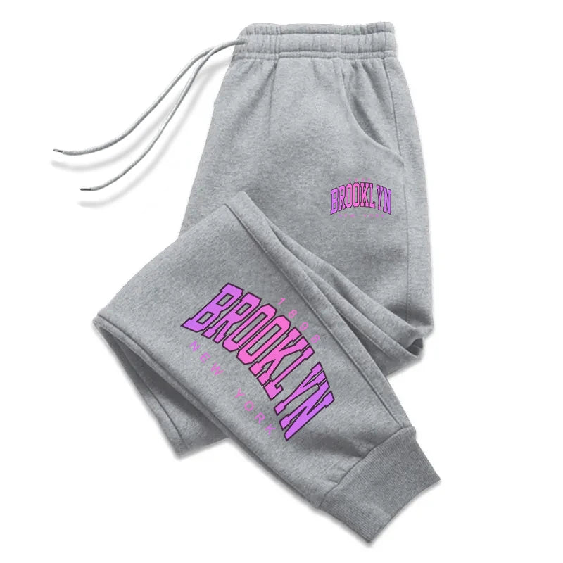 Women's Pants High Quality Sweatpants Outdoors Elastic Band Woman Trousers Jogging Drawstring Hot Sales Casual Sports Clothing