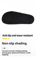 Men's Home Slippers Lightweight Summer New Style Flat and Worn Casual Retro Patterned Anti-slip Quick-drying Sandals