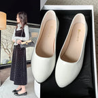 Women Candy Color Ballet Flats White Wedding Shoes Woman Flats Patent Leather Slip on Shoes Zapatos Mujer Ladies Boat Shoes NEW