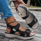 Summer Wedge Sandals for Women 2025 New Fashion Non Slip Beach Shoes Woman Lightweight Casual Platform Plus Size Sandals Women