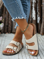 Women's Slippers Are Fashionable, Versatile, Casual and Comfortable, Thick-Soled Wear-Resistant Slippers for Home and Outings