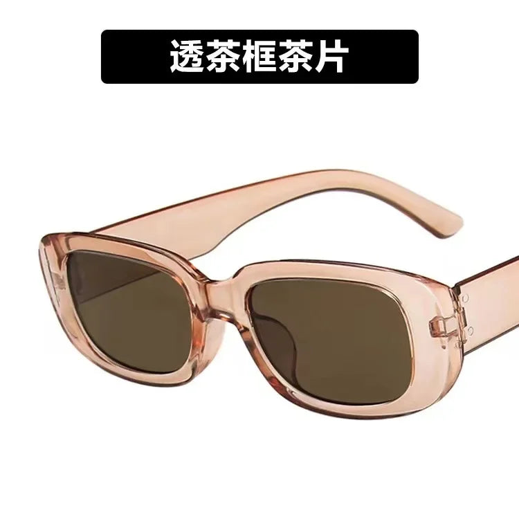 Sunglasses For Men Women Brand Design Mirror Sport Luxury Vintage Travel Small Rectangle Sun Glasses UV400 Driver Shades Oculos