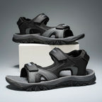 Summer New Sandals Men's Water Beach Breathable Quick Drying Shoes Comfortable Flat Bottom Non slip Sandals Driving Shoes