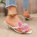 Women's Slippers Casual Fashionable  High Quality Shoes for Women Shallow Women Sandals Elegant Flowers Design Women's Slippers