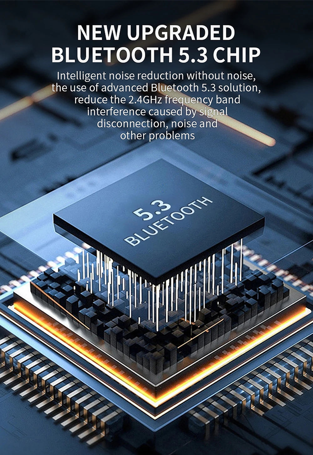 Bluetooth 5.3 Helmet Headset Wireless Hands-free Call Phone Kit Motorcycle Waterproof Earphone MP3 Music Player Speaker for Moto