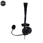 Operator Headphones Head-mounted With Noise Canceling Microphone One-ear Telephone Clear Call Headphones Single-Sided Headset