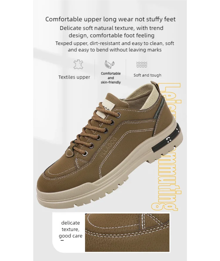 Men's shoes four seasons soft-soled non-slip casual shoes outdoor youth walking shoes fashion student sports shoes tooling shoes