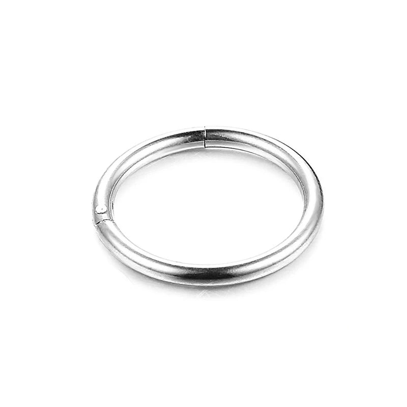 1PC Steel Moon Star Septum Piercing Hinged Segment Nose Ring Septum Clicker Cartilage Tragus Clicker Body Piercing Jewelry 16G