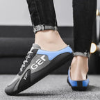 Men Slippers Trend Baotou Shoes for Men Summer Breathable Casual Shoe Vulcanized Flats Male Sneakers Half Slip-on Shoes