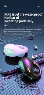 S20 wireless ear clip Bluetooth earphones are not in the ear and comfortable to wear. They are open high pitched headphones