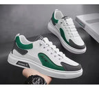 Trend 2025 New Men's Shoes Leather Fashion Low-top Men's Casual Trendy Shoes Running Sports