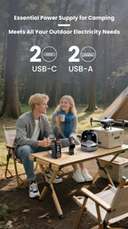 Power Bank 50000mAh 100W PD PPS Super Fast Charging Portable Spare Battery Type-C Retractable Cable Powerbank For Phone Laptop