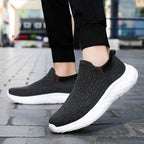 2025 Men- Walking Shoes Soft Mesh -Wear-Resistant Comfortable Flat Casual- Sneakers Original Summer Sports- Tennis Shoes for Man
