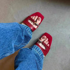 Women Slippers Casual Anti-slip Designer Slippers Comfortable Outdoor Sandals Fashion Elegant Flat Shoes Summer New Slides Women