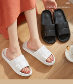 Women's Summer Slippers - Non-Slip Bathroom Sandals for Indoor/Outdoor, Soft Sole Cute House Slides for Couples & Men