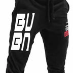 New Pants Men Casual Jogger GU Printed Letter Drawstring Sweatpants Trousers Pants jogging Pants Streetwear GU1