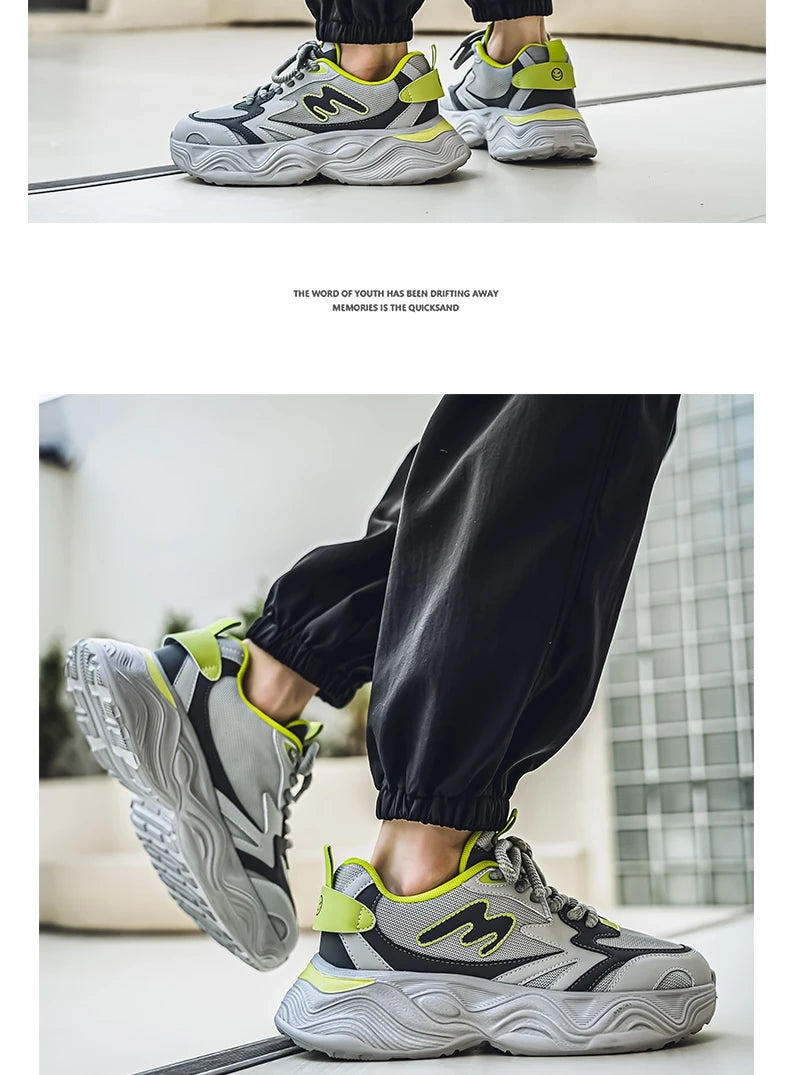 New Men's Shoes Are Trendy Fashionable Comfortable Wear Resistant Anti Slip Casual Shoes Versatile Through The Four Seas