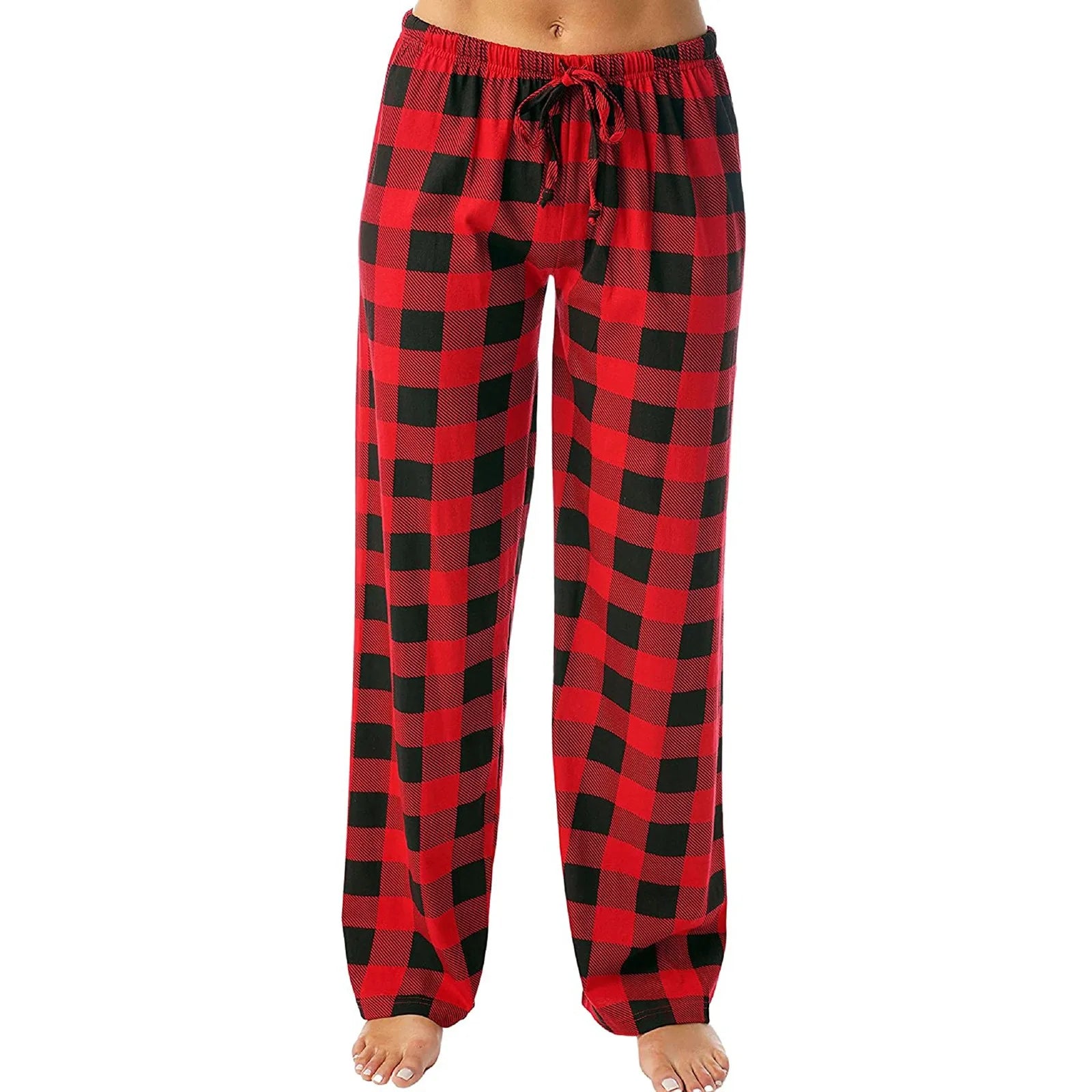 Sweatpants Cargo Pants Men Casual Plaid Loose Sport Plaid Pajama Trousers Men'S Clothing Sports Pants Clothing Joggers