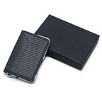 Wallet for Men - Slim Mens Wallet Bifold Wallets Aluminum Credit Card Passport Holder Mens Wallet, RFID Blocking Money Clip Thin