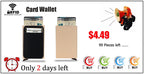 New Arrival High Quality Leather Magic Wallets Fashion Small Men Money Clips Card Purse Thin Cash Holder 3 Colors