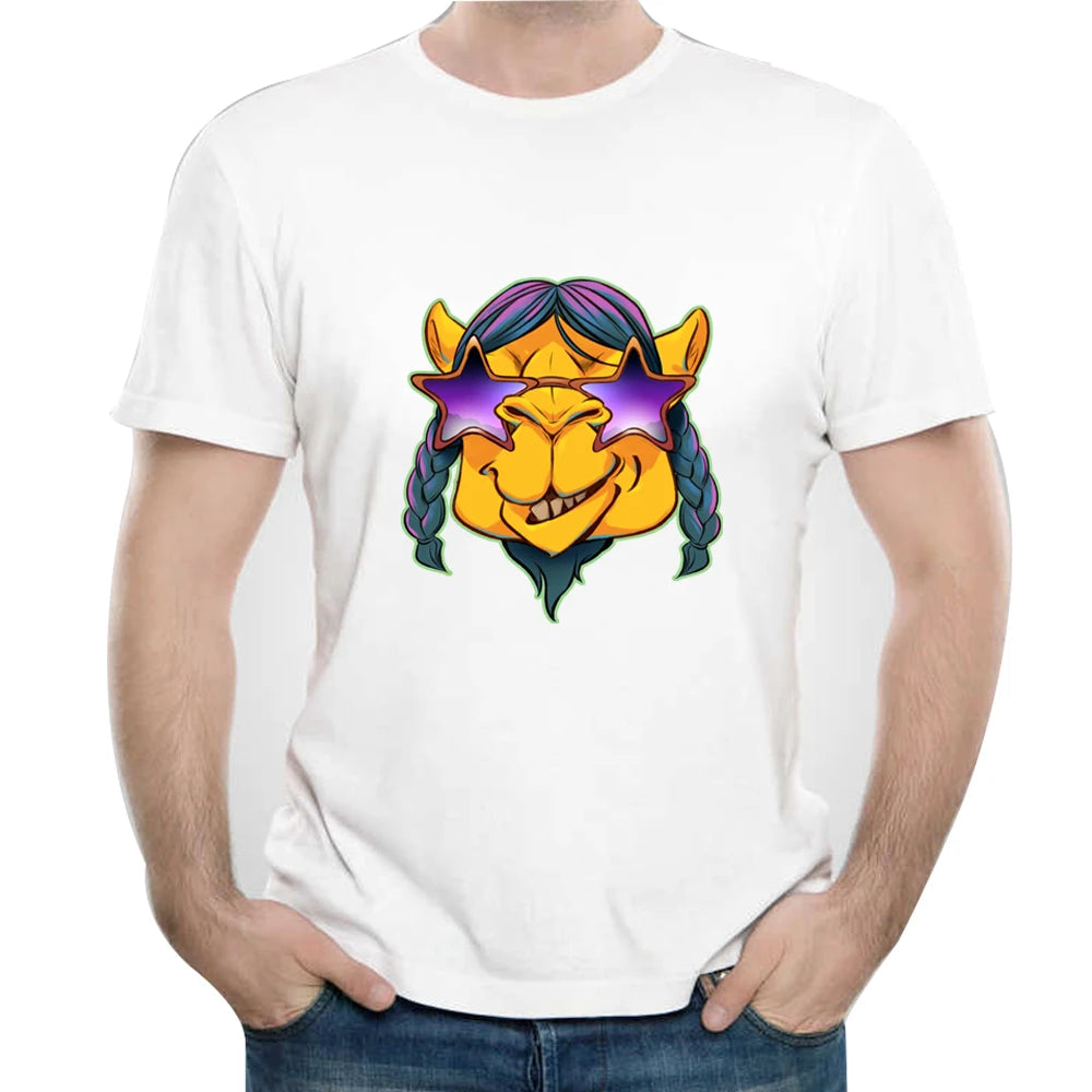 Men's T-shirt For men Fashion pattern Printed T Shirt Pattern Short-sleeved Streetwear Summer Casual Men's Tops