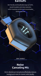 Headphones 3.5mm Wired Gaming Headset Earphones Music For PS4 Play Station 4 Game PC Chat computer With Microphone