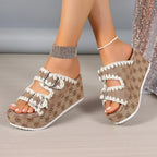 Women Slippers 2025 New Trend Shoes Summer Fashion Sandals Platform Woman Slippers Banquet Party Beach Sandals Slides Women