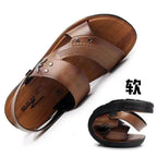 Mens Sandals Summer Outdoor Breathable Casual Sandalias  2025 Non Slip Beach Shoes Formal Office Walking Flats