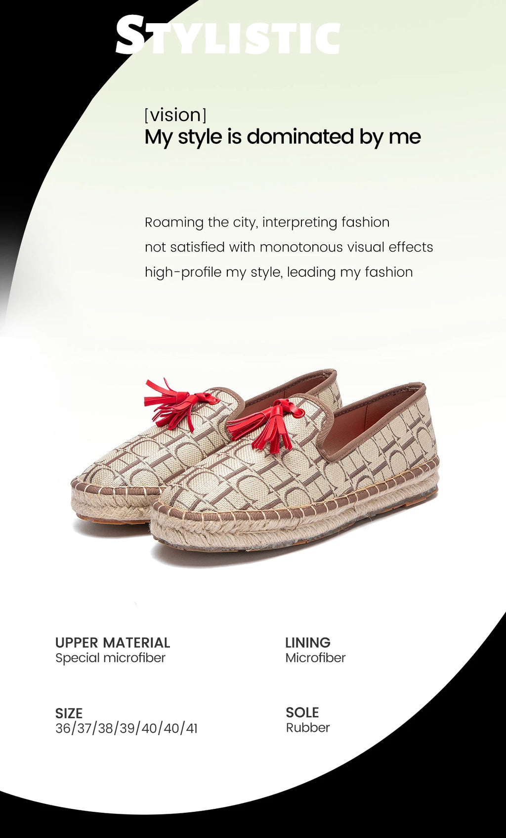 Flat CHCH Women's Shoes New Comfortable Vacation Fabric Casual Shoes Hemp Bottom Non slip Walking Woman Shoes