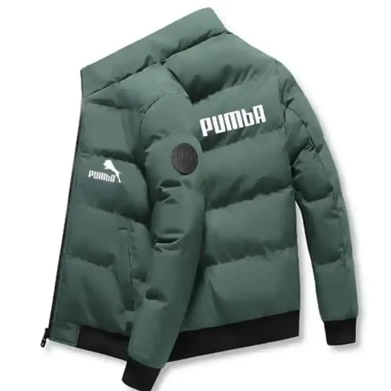 Autumn and Winter  Cotton-padded Coat Korean Thickened Down Cotton-padded Coat Short Style Cotton-padded Jacket Men's Collarless